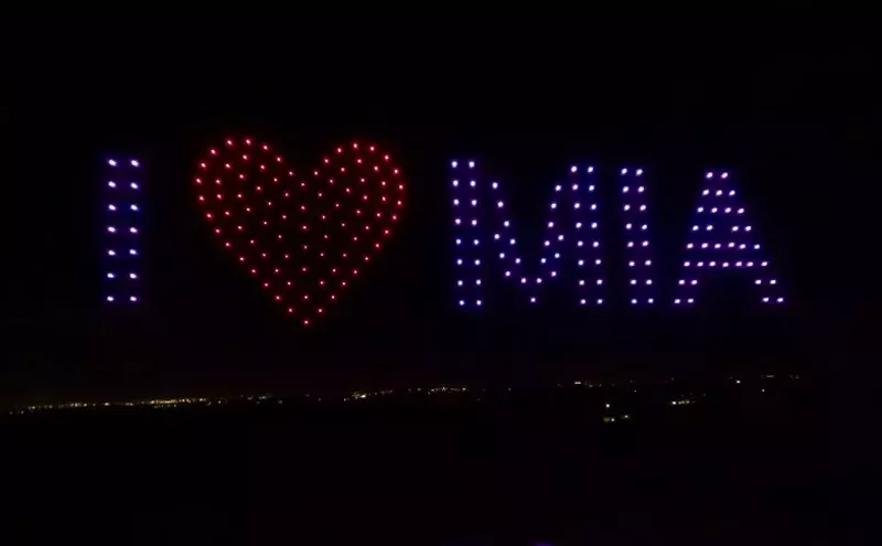 Image: Free Drone Show Will Light Up Downtown Miami