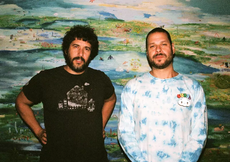 Image: Arturo Sandoval III (left) and Samuel Borkson, both currently based in Los Angeles, formed FriendsWithYou in South Florida two decades ago.