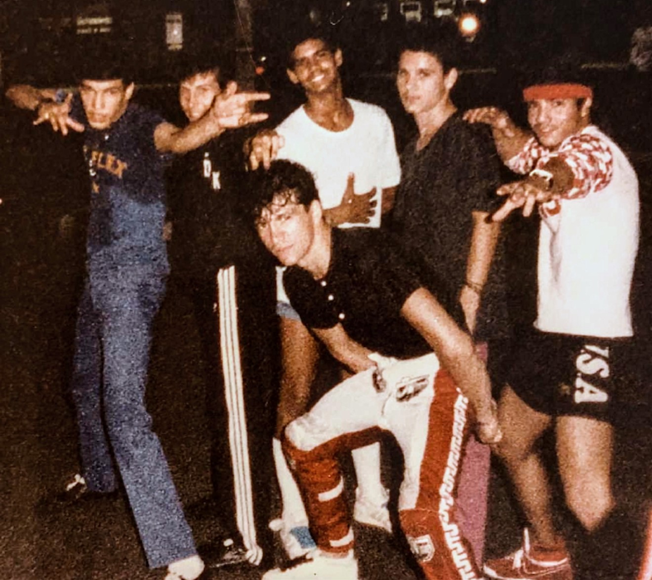 TDK Crew, one of the first breaking crews in Miami, was founded by Speedy Legs (front).
