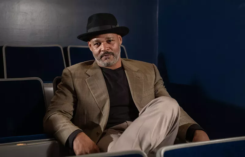 Image: Actor Melvin Huffnagle portrays double Pulitzer Prize-winning playwright August Wilson in How I Learned What I Learned at GableStage.