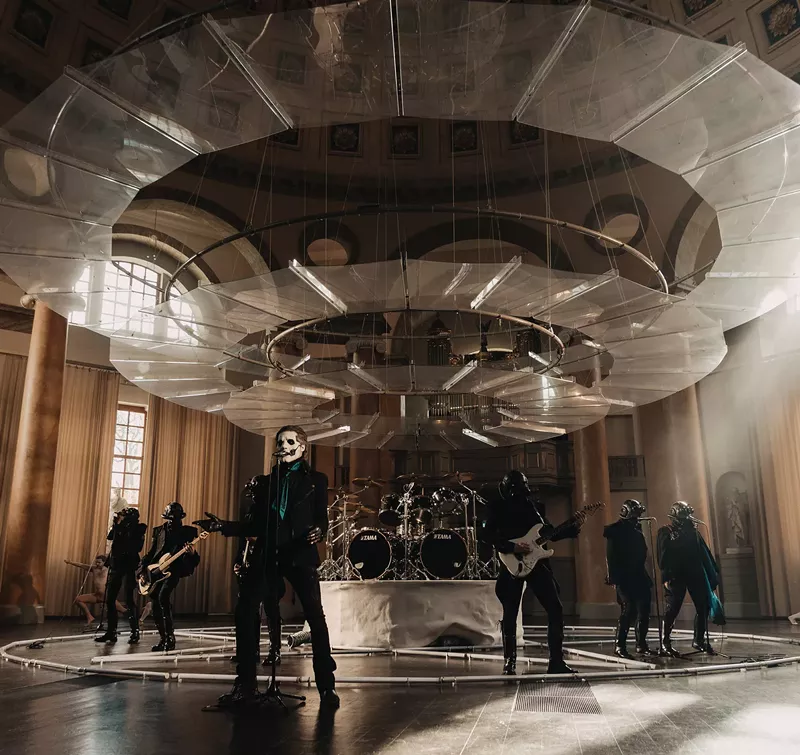 Image: Ghost band performing