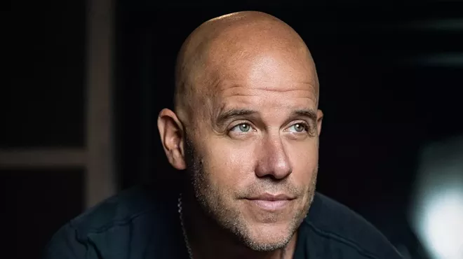 Portrait of Peruvian singer Gian Marco.