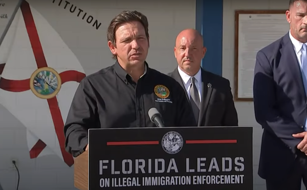 Image: Gov. DeSantis Announces "Deportation Depot" Immigration Detention Site