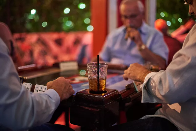 Image: Dominos and rum at La Placita