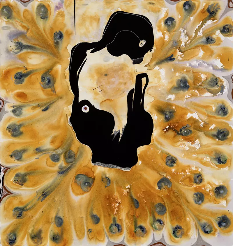Image: Abstract painting by Manuel Mathieu