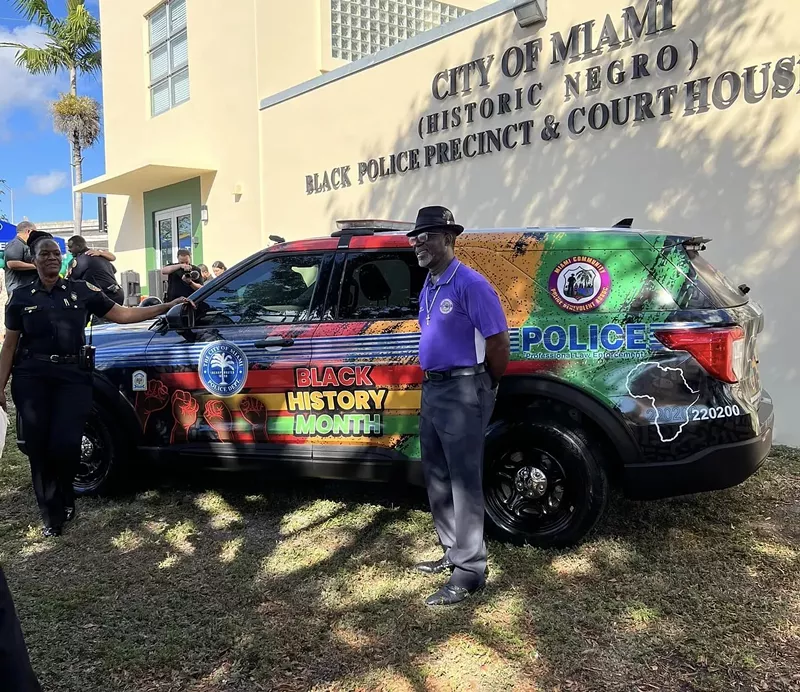 Image: The unveiling of Miami's new Black History Month vehicle has prompted mixed reactions.