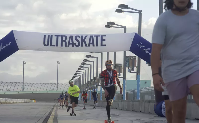 Image: Homestead Speedway Morphs Into a 24-Hour Skate-A-Thon