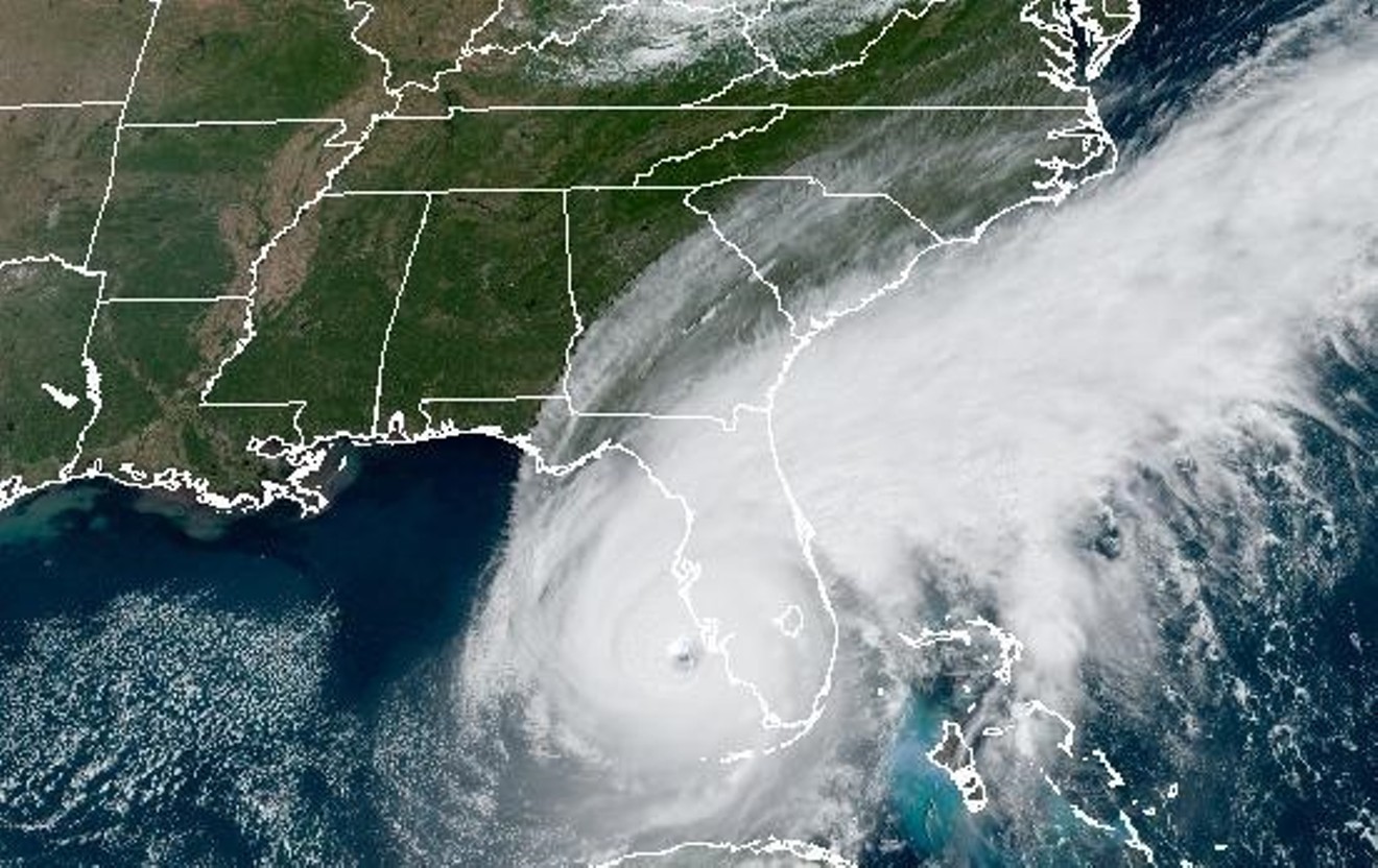 Hurricane Ian comes ashore September 28, 2022.