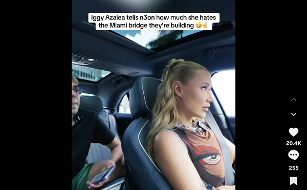 Image: Iggy Azalea Is All of Us Reacting to Miami's Signature Bridge Project