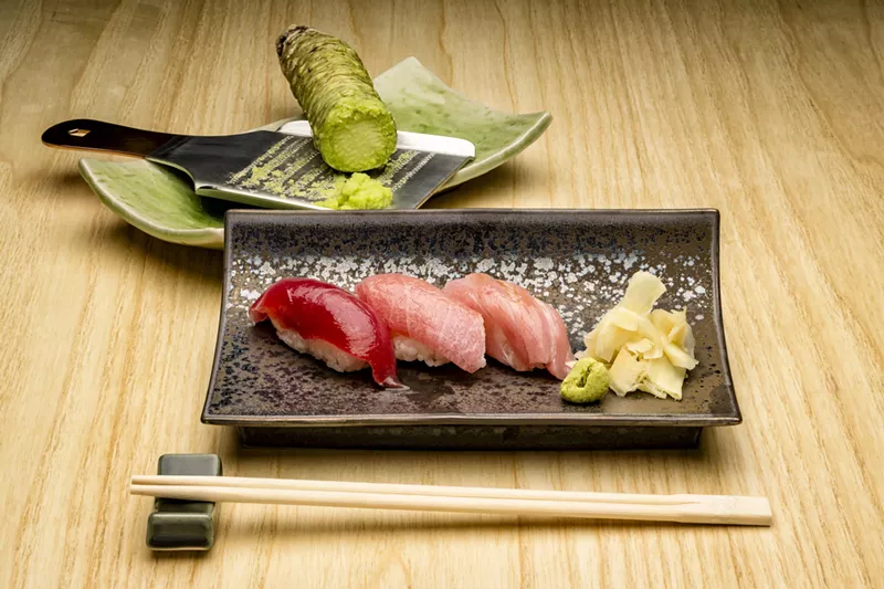 Image: Purists will appreciate the high-quality nigiri offerings—think yellowtail, freshwater eel, and squid