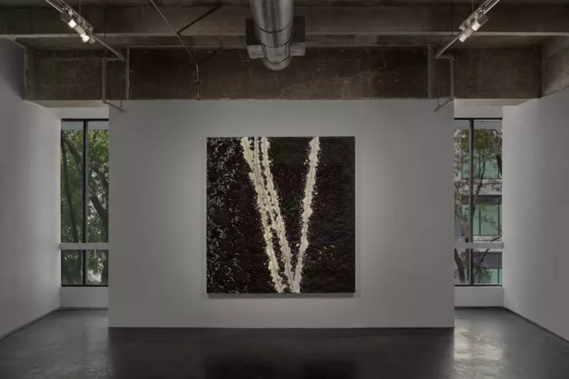 Image: Installation view of "Vaughn Spann: In Search of Solitude" at David Castillo Gallery