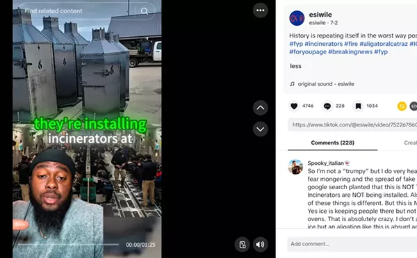 Image: Wild Alligator Alcatraz Incinerator Conspiracies Flood The Internet
