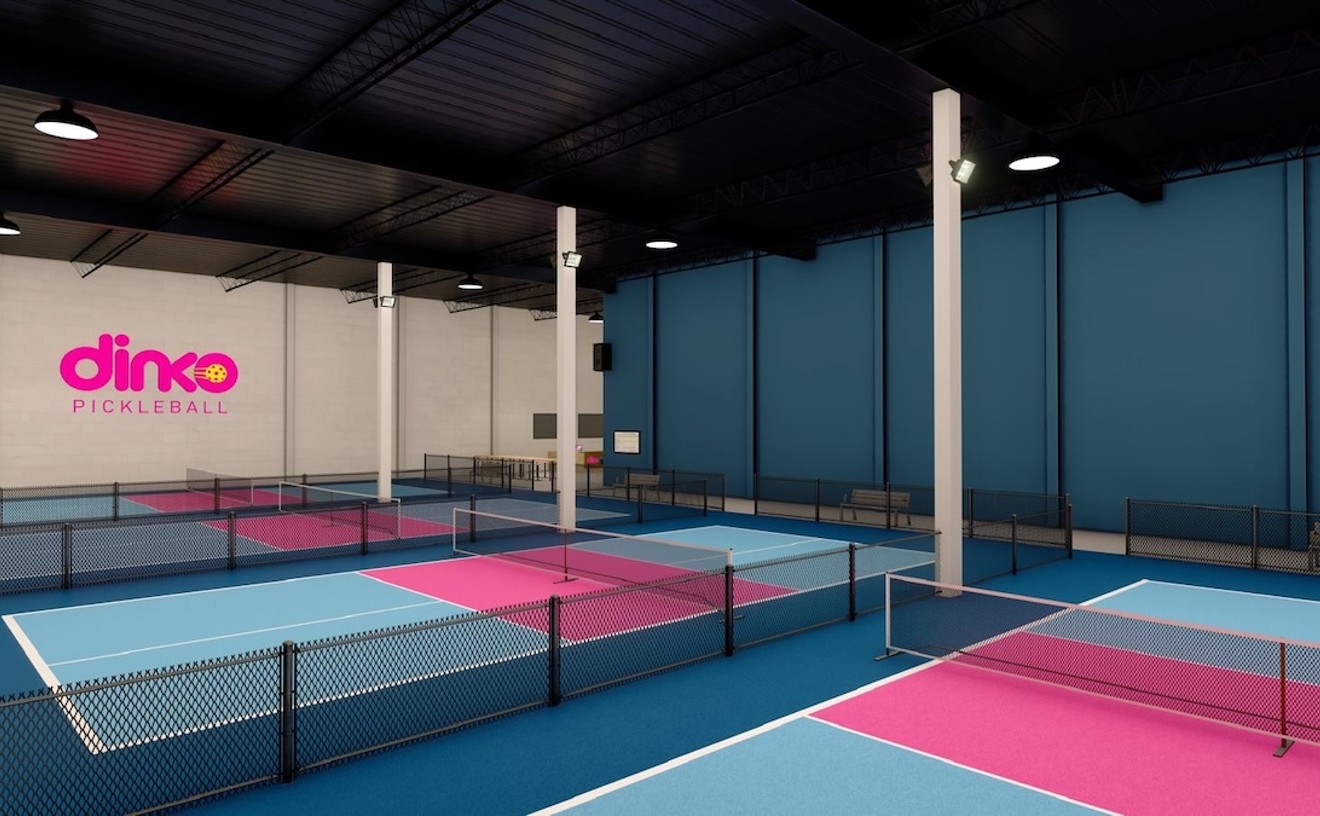 Indoor Pickleball Complex With Pink and Blue Courts Coming to Miami's Upper Eastside