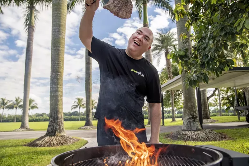 Image: Miami's own Gustavo Tosta (AKA Guga) is unafraid to embark on any grilling experiment.