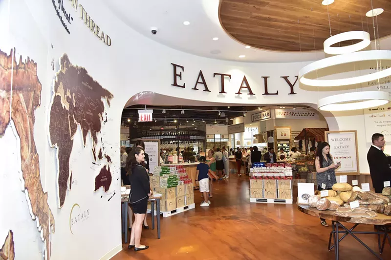 Image: a food hall sign