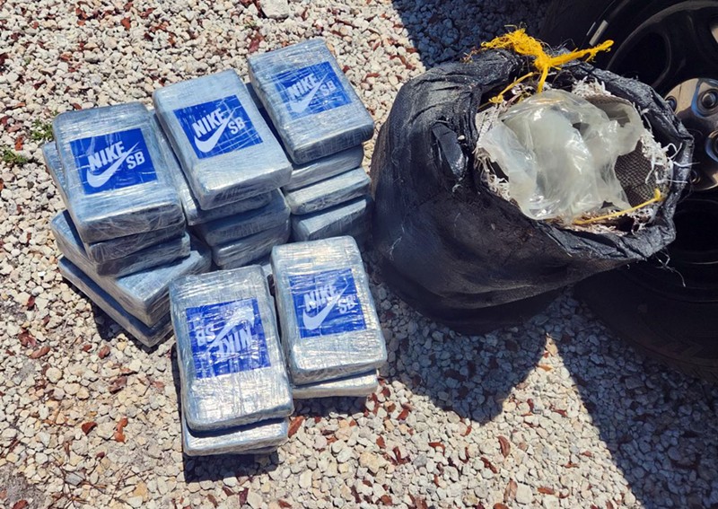 Divers thought they found trash off the Florida Keys, but it turned out to be 25 kilos of Nike-branded cocaine.
