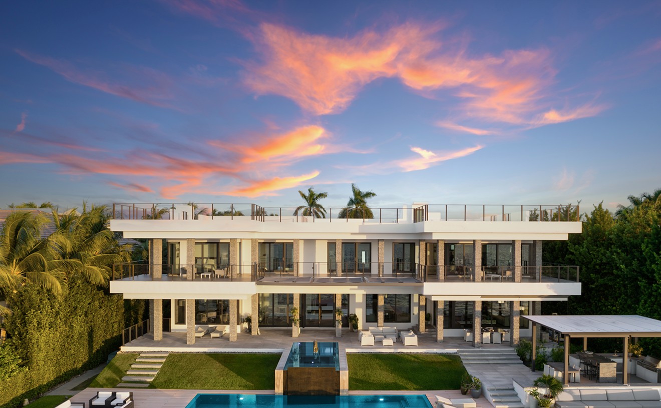 Key Biscayne Mansion with Rooftop Pickleball Court Listed for $37.5M