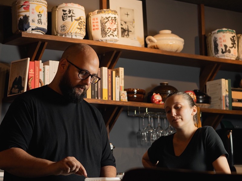 Husband-and-wife team Pedro Mederos and Katherine Mederos originally launched their omakase-themed Chef's Counter at the back of Hachidori Ramen Bar as the Kojin pop-up.