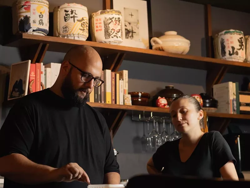 Image: Husband-and-wife team Pedro Mederos and Katherine Mederos originally launched their omakase-themed Chef's Counter at the back of Hachidori Ramen Bar as the Kojin pop-up.