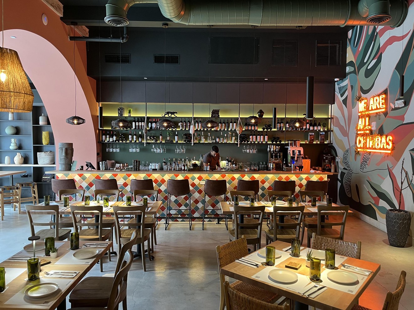 The sprawling interior of Chimba in Midtown offers a space for every occasion.