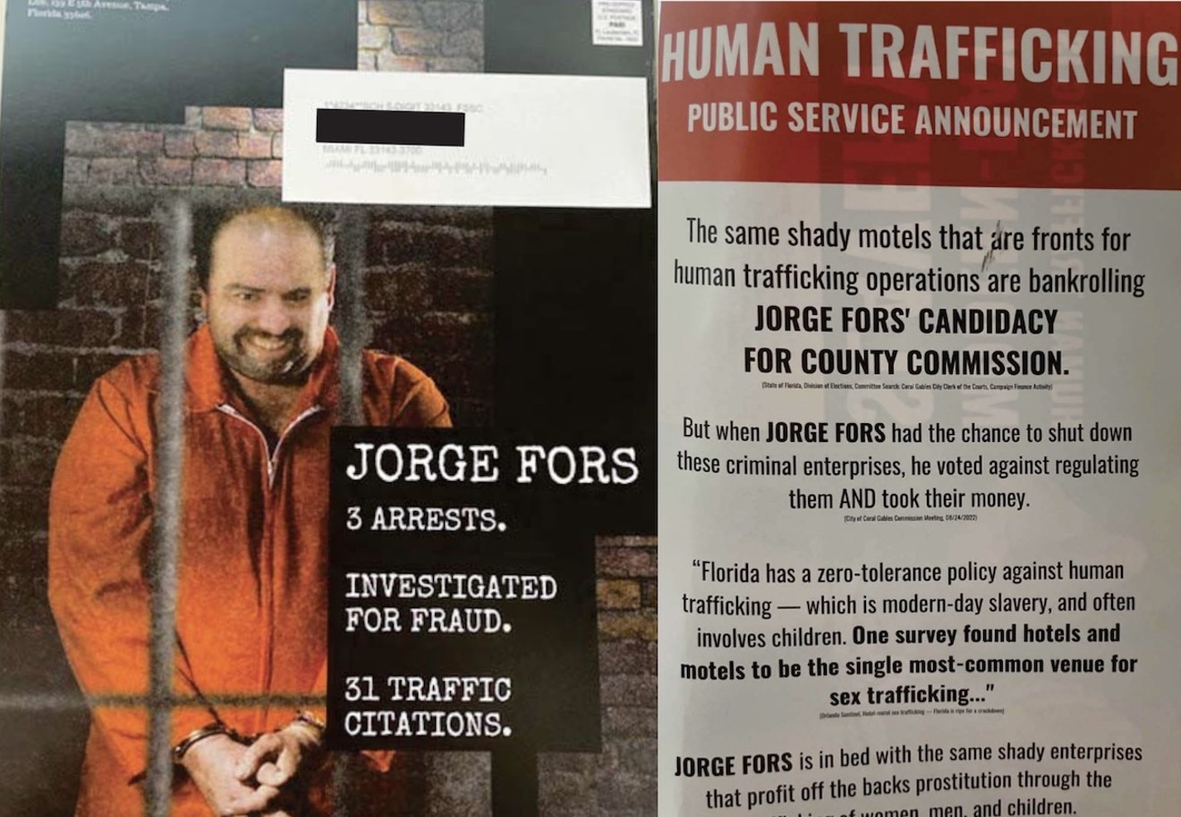 Jorge Fors Jr. is suing his opponent in a Miami-Dade County Commission race over what he describes as a series of defamatory mailers.