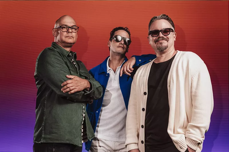 Image: Portrait of the three members of Los Amigos Invisibles