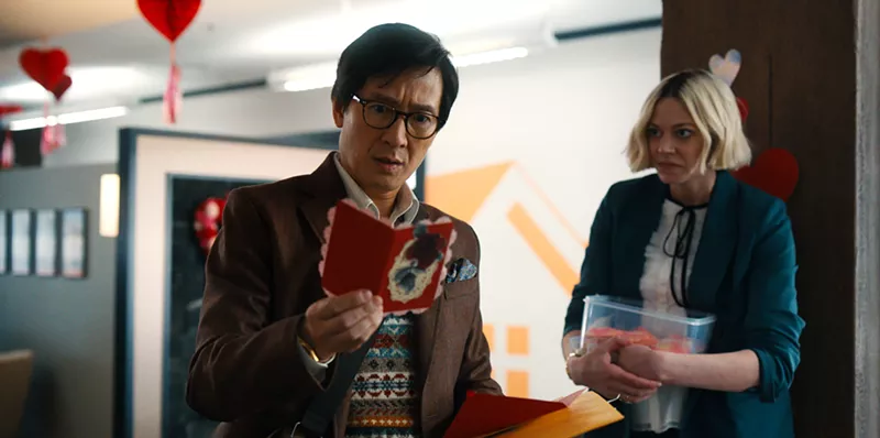 Image: Ke Huy Quan as Marvin Gable (left) and Lio Tipton as Ashley (right) in Love Hurts