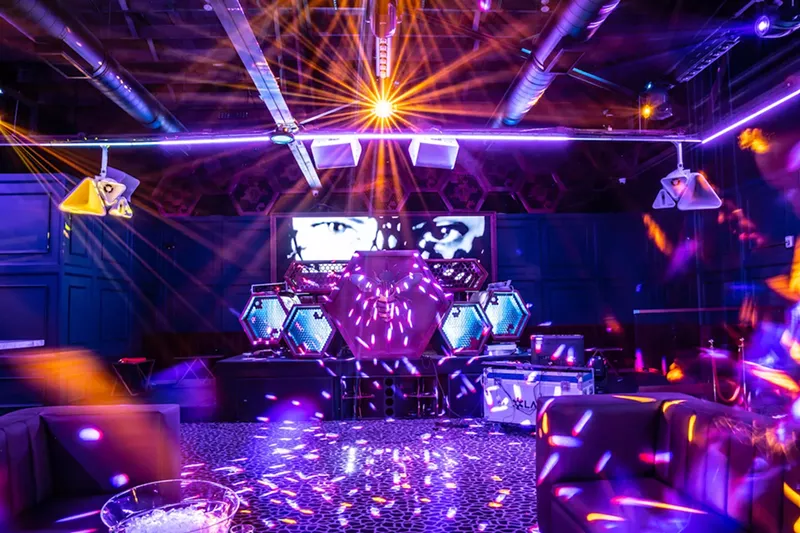 Image: Mad Club Wynwood's hive-themed dance floor
