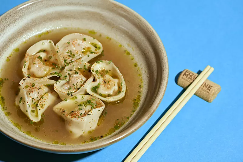 Image: Pork in phrodo at Zitz Sum in Coral Gables