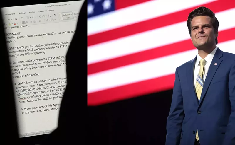 Image: Matt Gaetz Leaks Cannabis Contract with Trulieve