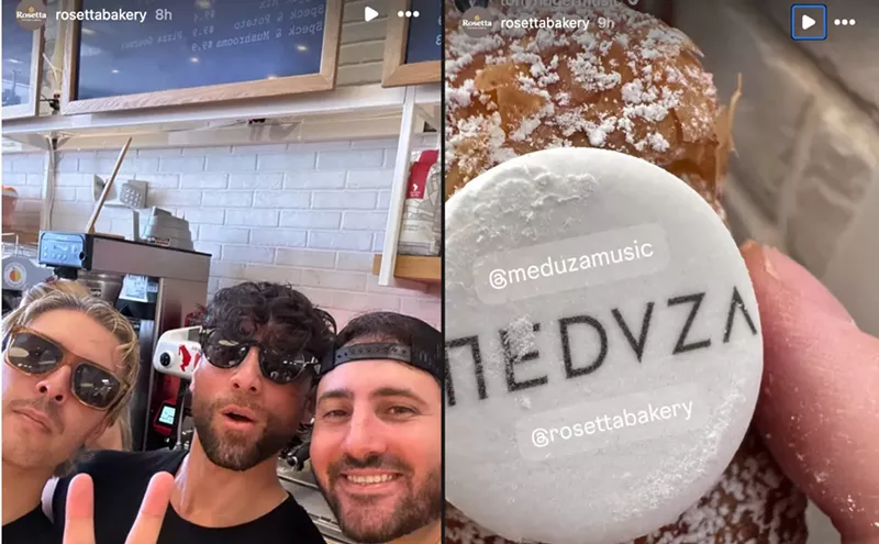 Image: Meduza Brought the Party to Rosetta Bakery in Miami Beach