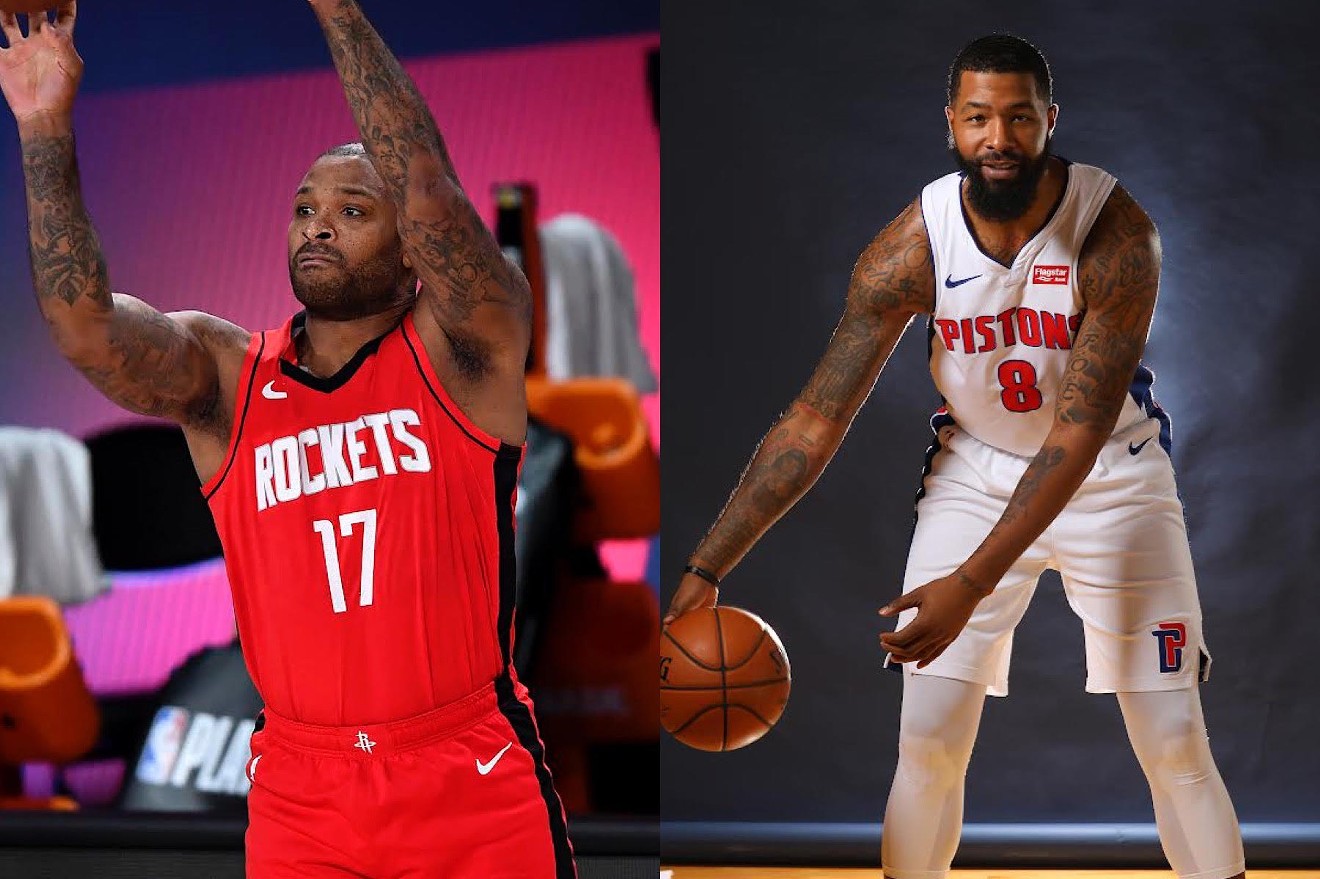 P.J. Tucker (left) and Markieff Morris (right) are the Miami Heat's newest members.