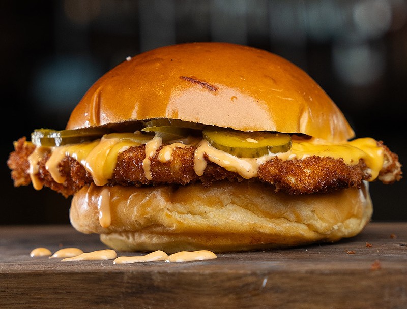 The new "Pollo Crispy Sandwich" from Burgermeister.