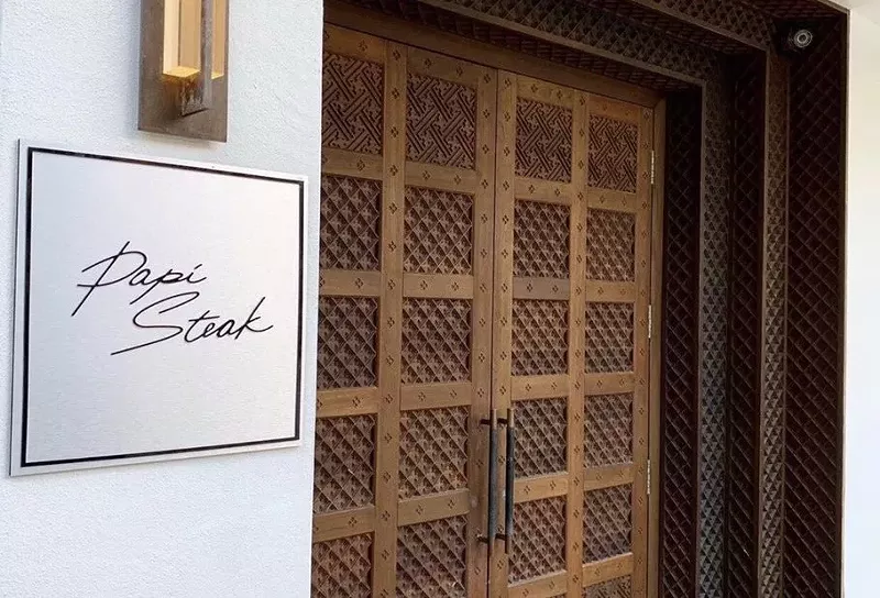 Image: Miami Beach hotspot Papi Steak will temporarily close on September 2 to undergo a massive tropical redesign and will reopen in November 2025 with a new look.