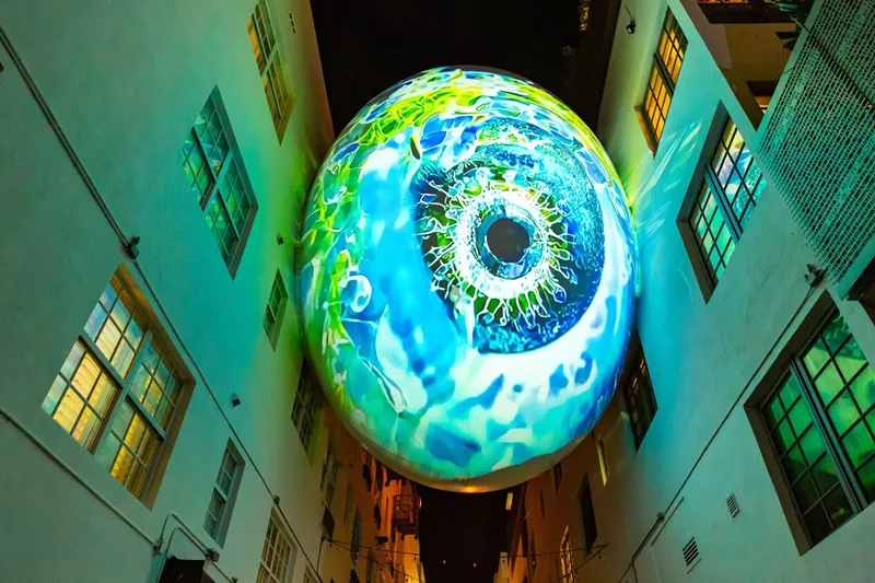 Image: dNASAb's work at the Betsy Hotel, part of the No Vacancy initiative in 2024