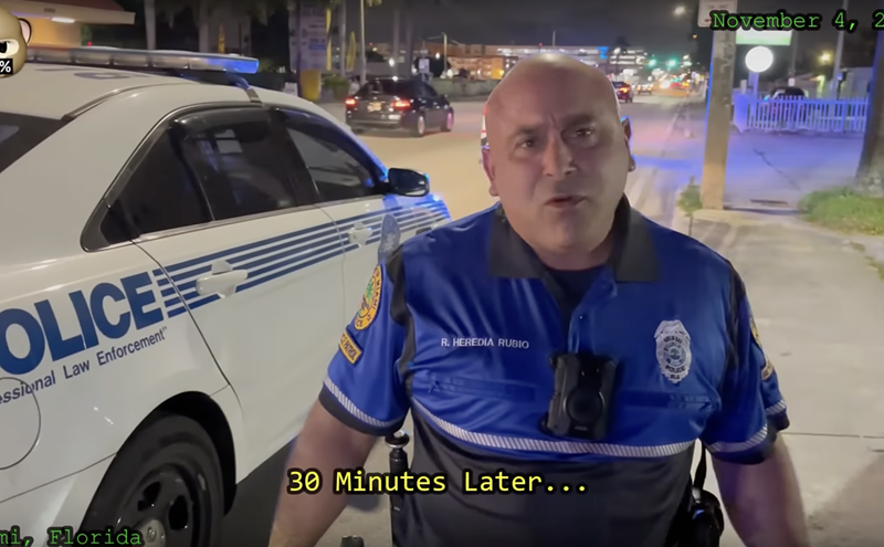 VIDEO: Miami Cop "Uncle Fester" Unlawfully Detained Police-Filming Duo