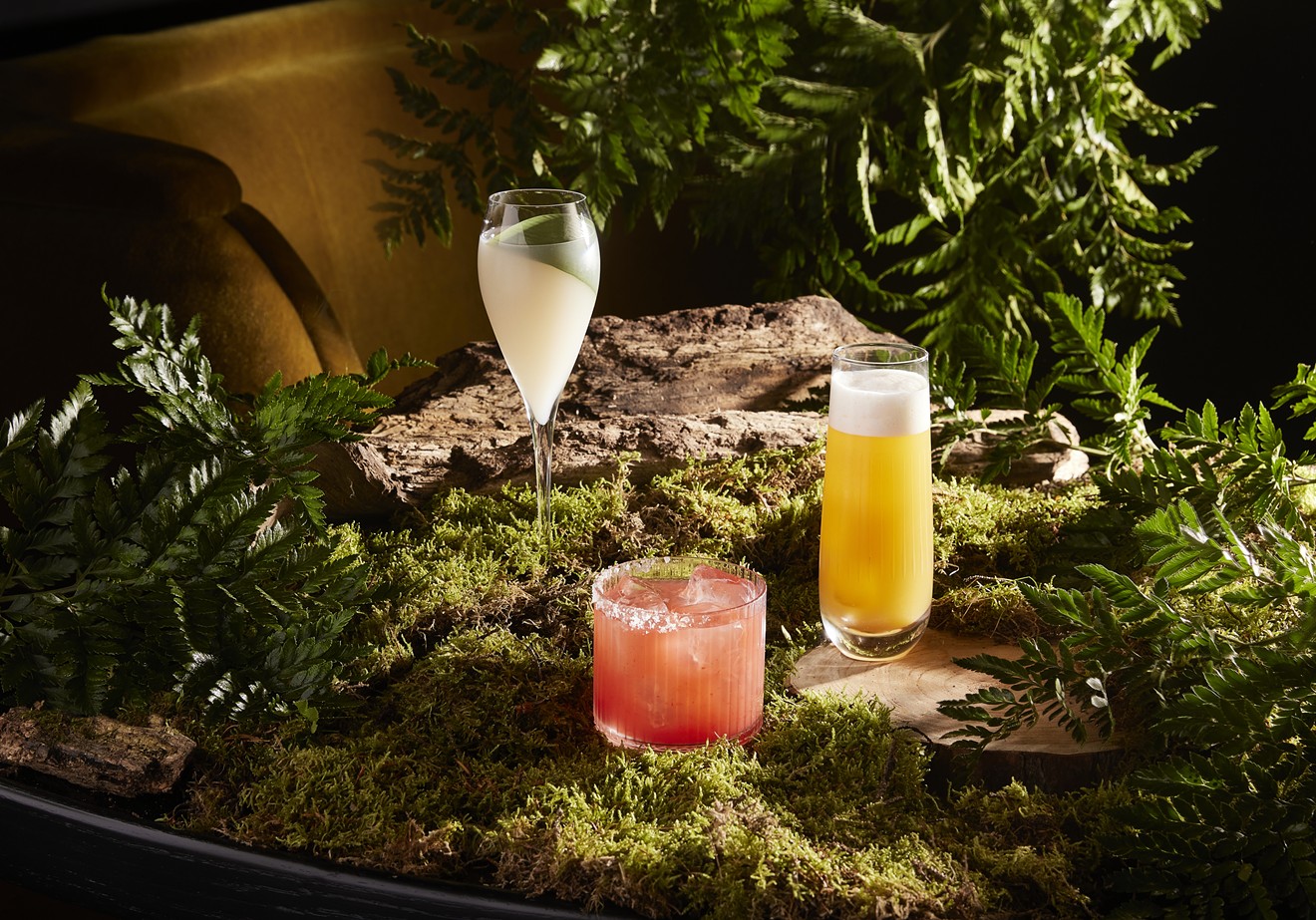 Cocktails featured at Chorro Matte's "Jungle Brunch."