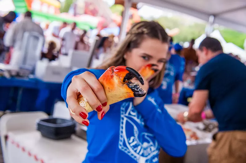 Image: Fun and seafood at the South Florida Seafood Festival