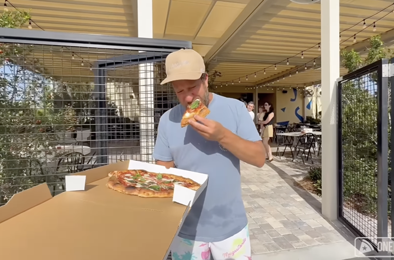 Image: Dave Portnoy of Barstool Sports gives new Italian pizza spot Bar Bucce in Little River an impressive rating just weeks after it opened for its vibe and pizza
