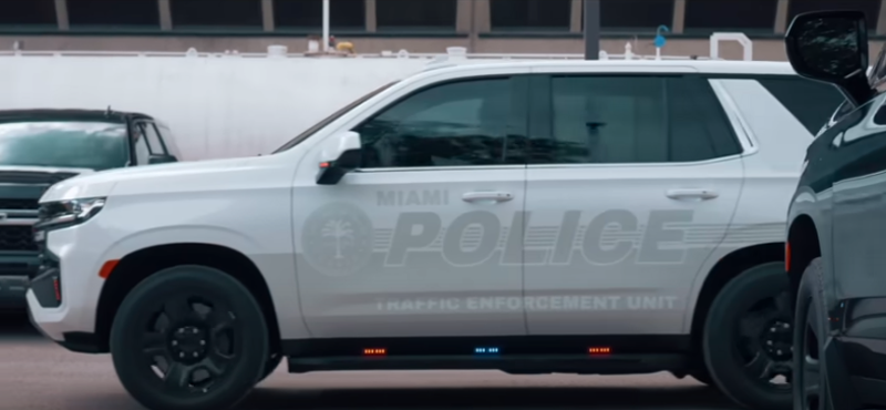 The Miami Police Department's new SUV is designed to blend in with everyday traffic.