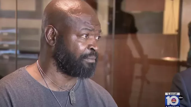 Donald Armstrong, 48, who was shot six times by a Miami police officer while experiencing a mental health crisis last year.