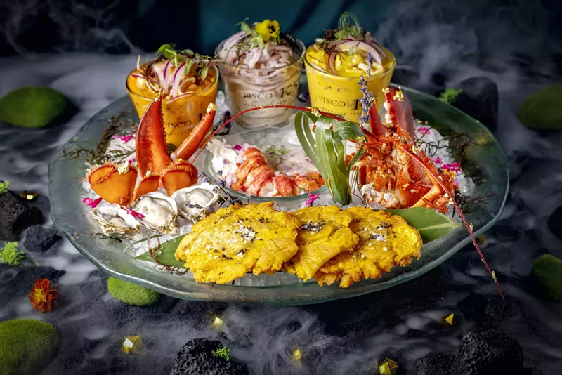 Image: A beautiful dish from Cvi.che 105 in Coral Gables