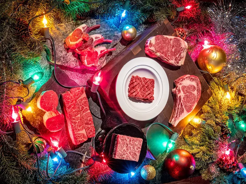 Image: Cote Miami offers a steak feast for Christmas.
