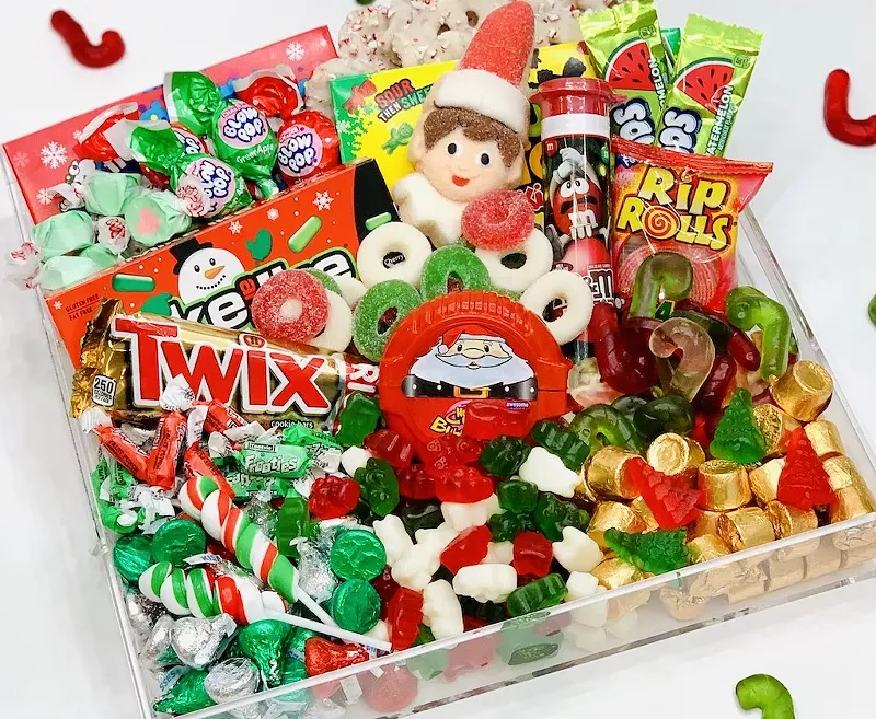 Image: Christmas candy board by Board Love Miami