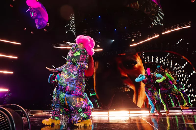 Image: Missy Elliott performing on stage at the Crypto.com Arena in Los Angeles