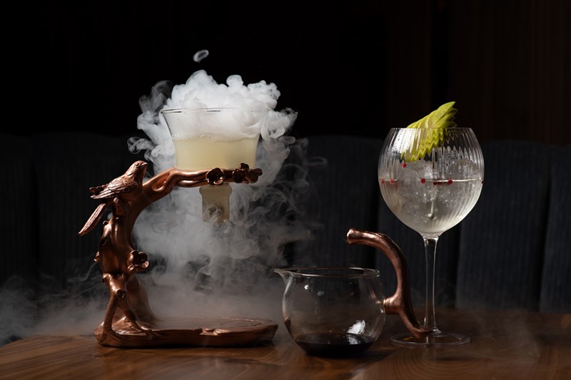 The "Flashy Ways" cocktail from Sparrow Italia is one of the many inventive cocktails on the menu.