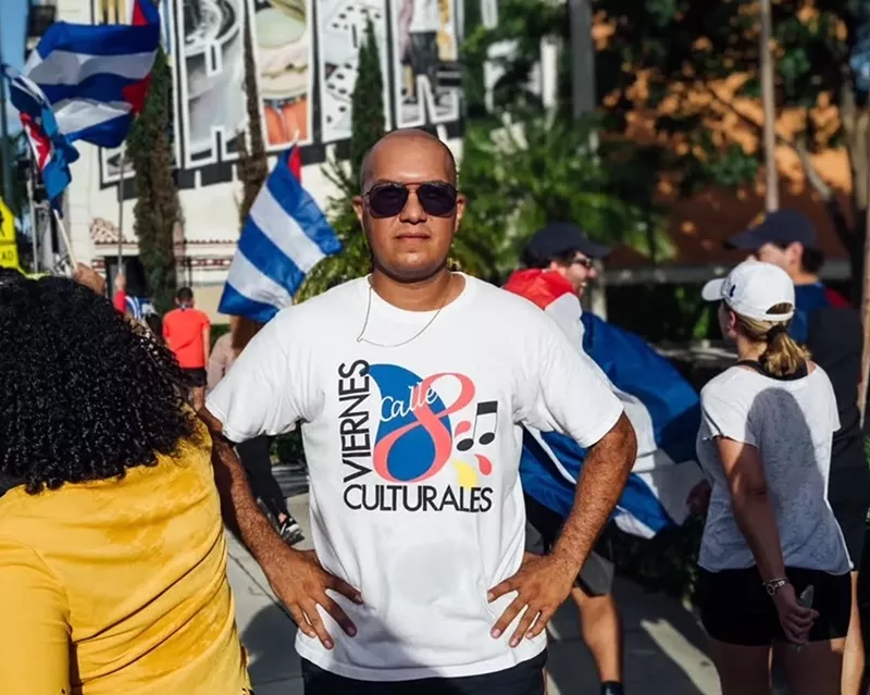 Image: Over the years, Marvin Tapia has made a name for himself as a relentless promoter of Little Havana and local businesses.