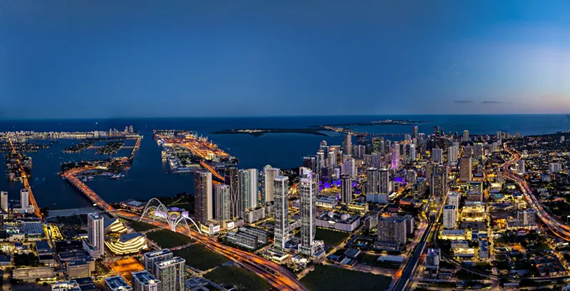 Image: Miami skyline with new E11even towers