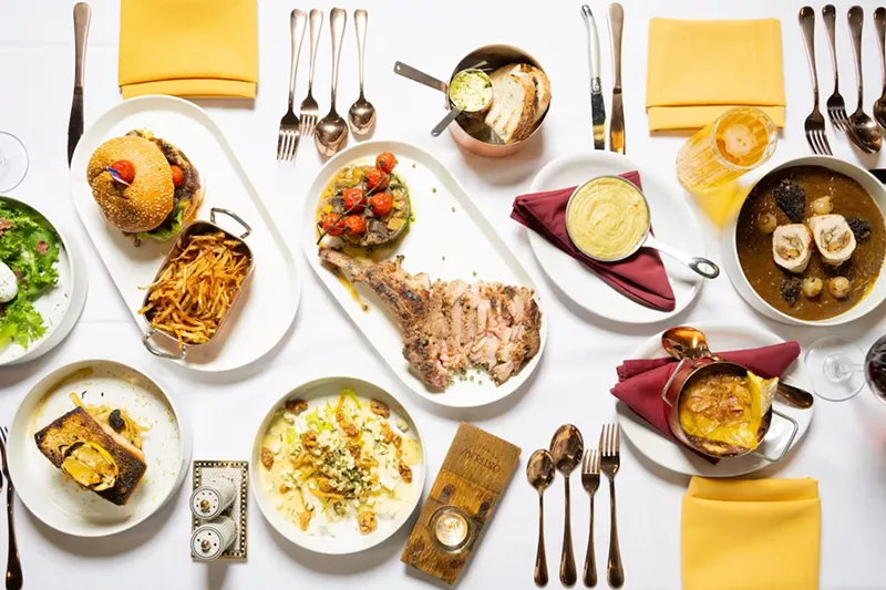 Image: The spread at Ostrow Brasserie