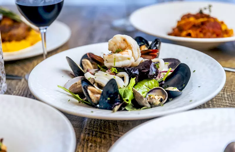 Image: Azzurro offers Italian favorites in Sunny Isles Beach.